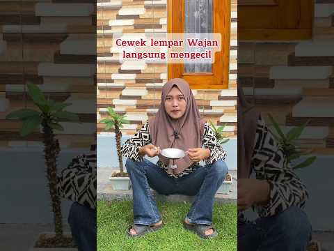 Cewek lempar wajan langsung mengecil #kreatif #comedy #lucu #tips #hiburan #shortvideo