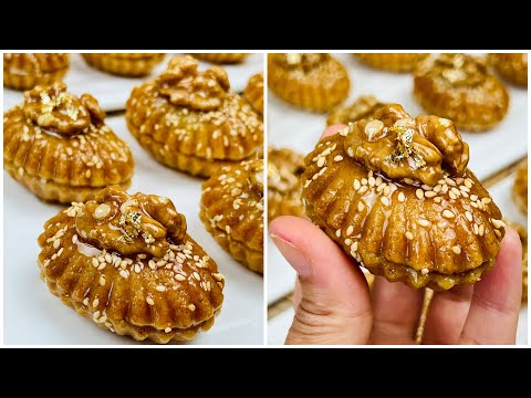 #حلويات_العيد / ألذ حلوى معسلة للعيد وللمناسبات بكريمة رووعة فالبنة