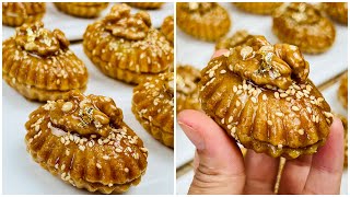 #حلويات_العيد / ألذ حلوى معسلة للعيد وللمناسبات بكريمة رووعة فالبنة