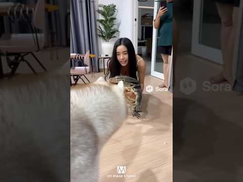 ตัวเงินตัวทองบุกบ้าน…แล้วเจ้าไซจะทำยังไง! #ตัวเงินตัวทอง  #petcare  #dog #funnyreel #funny