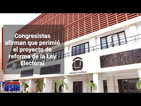 Afirman perimió proyecto de reforma de la ley electoral