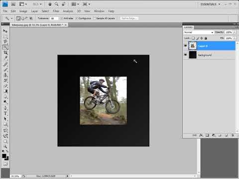 Photoshop Select Inverse Trick - YouTube