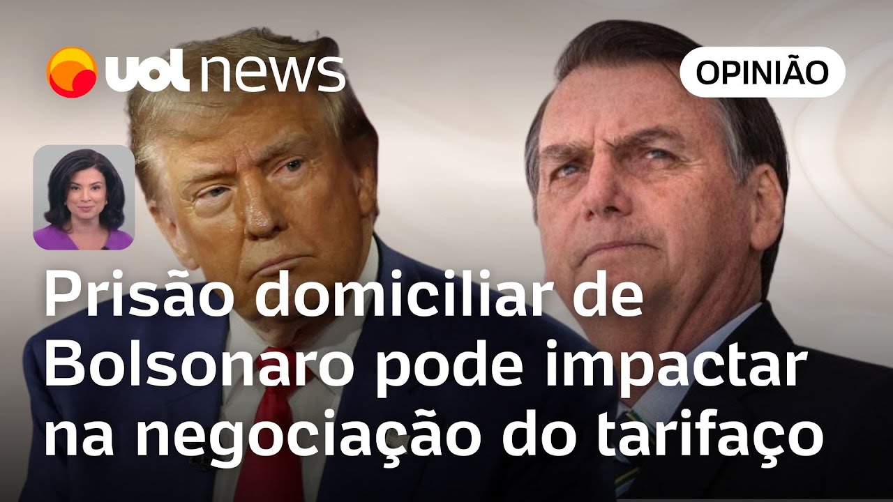 Prisão domiciliar de Bolsonaro pode impactar na negociação do tarifaço | Raquel Landim