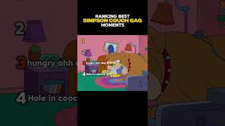 Ranking BEST Simpson Couch Gag Moments #funny #usa #ranking