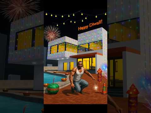 Franklin celebrate Diwali🪔Diwali Mein Hua Sabse Bada Blast 💣| Indian Bikes Driving 3D #shorts #gta
