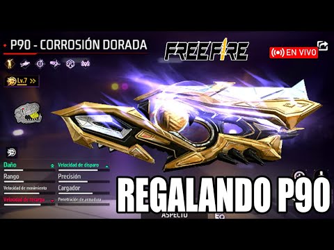 🔴 (VERTICAL) REGALANDO P90 EVOLUTIVA DE FREE FIRE /PONCHOELREX 😎