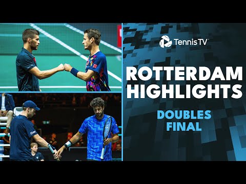 Koolhof/Mektic vs Haase/Van De Zandschulp For The Title | Rotterdam 2024 Doubles Final Highlights