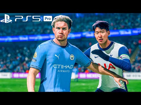 FC 25 Manchester City vs Tottenham | PS5 PRO Gameplay [4K 60FPS]