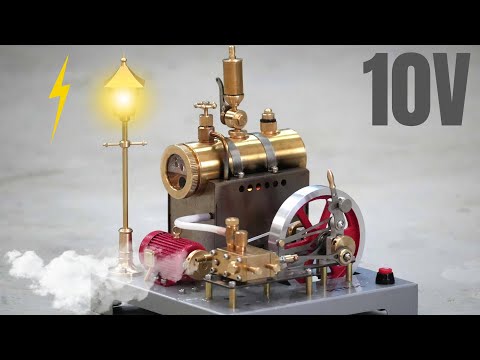 FREE Electricity with STEAM ENGINE Generator !?