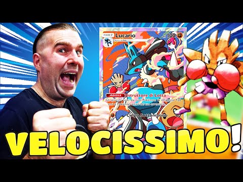 QUESTA combo LUCARIO HITMONCHAN è TROPPO VELOCE! - Pokemon TCG Pocket