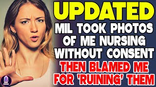 MIL Took Photos of Me Nursing Without Consent—Then Blamed Me for 'Ruining' Them