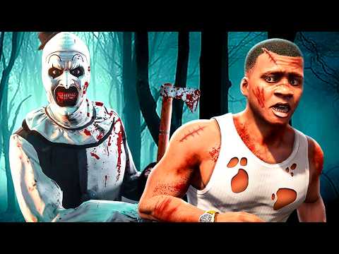 FRANKLIN CAÇANDO o PALHAÇO TERRIFIER no GTA 5 !