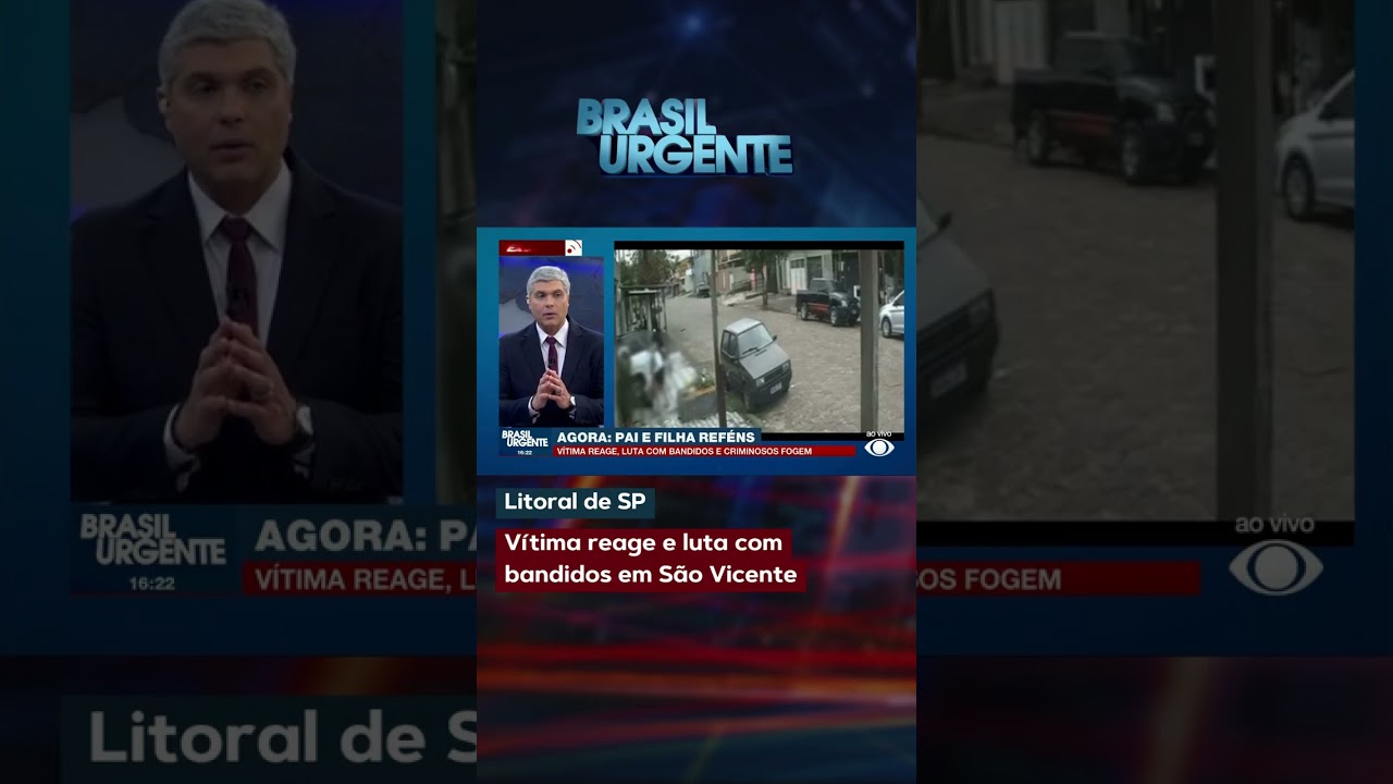 Vítima reage e luta com bandidos em São Vicente