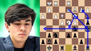 Sindarov's King's Indian Defense Blasts Bluebaum in 27 Moves