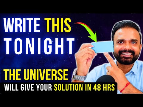 Get Instant Solution From The Universe (3 Affirmation Mantra + Pillow Manifestation Technique)