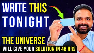 Get Instant Solution From The Universe (3 Affirmation Mantra + Pillow Manifestation Technique)