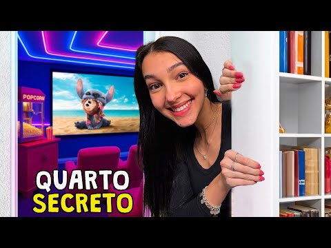 CONSTRUI UM QUARTO SECRETO DE CINEMA DO STITCH
