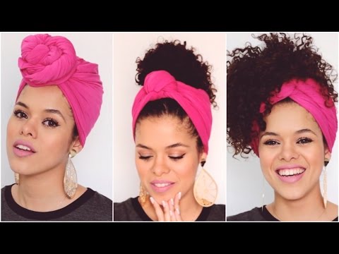 #outubrorosa: 3 Amarrações com Turbante + Look do Dia