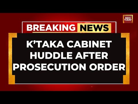 Karnataka Cabinet Huddle After Prosecution Order, Siddu, DKS Chair Meet Over MUDA Scam | India Today