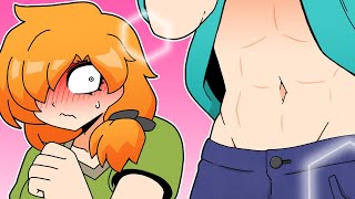 알렉스, 스티브에게 반하다 - Alex falls in love with Steve | Minecraft anime
