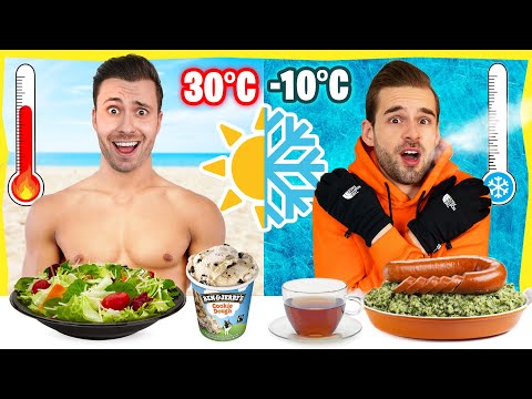 24 UUR WINTERDAG VERSUS ZOMERDAG CHALLENGE! *Met Thomas*