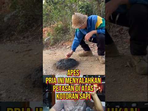 PRIA INI MENYALAHKAN PETASAN DI ATAS KOTORAN SAPI #kisahnyata #fakta