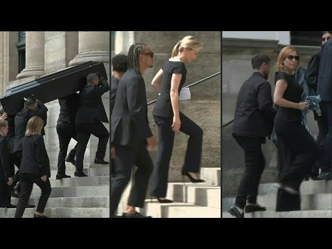 Mourners arrive for funeral of French TV host Thierry Ardisson | AFP