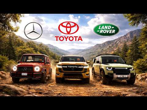 Toyota Land Cruiser 300 vs G-Wagon vs Defender | Comfort vs Power vs Prestige Test!
