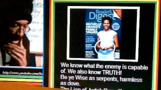 Rastafari Report: Hands of First Lady Michelle Obama, Chicago's Black Jews & Ethiopian-Hebrews USA