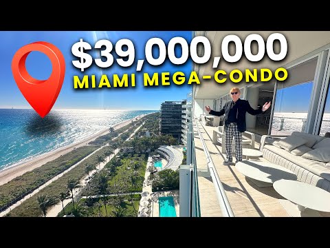 INSIDE AN OCEANFRONT $39,000,000 MIAMI MEGA-CONDO!