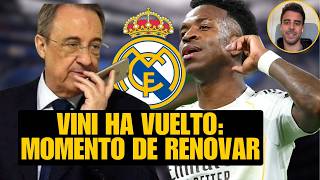RENOVACIÓN DE VINICIUS: ASÍ ESTÁ TRAS LA VUELTA AL NIVEL BALÓN DE ORO