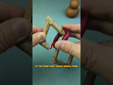 Do you also think it's impossible to remove this ring?#puzzle#iq#iqtest
