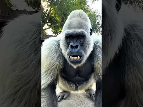 What the panda does #panda #gorilla