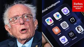 YouTube video thumbnail: 'What Happens to the People Who Lose Their Jobs?': Bernie Sanders Sounds Alarm on AI