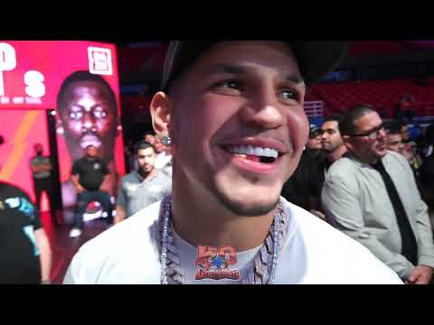 Edgar Berlanga IMMEDIATE  reaction to Richardson Hitchins wins over Liam Paro