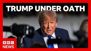 YouTube video thumbnail:  President Trump Ordered to Answer Questions Under Oath in BBC Lawsuit
