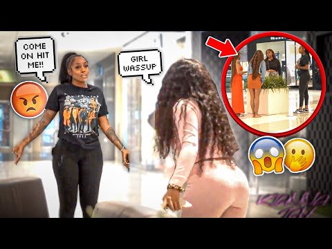 STARTING F!GHTS WITH RANDOM GIRLS IN PUBLIC (PRANK) !!!