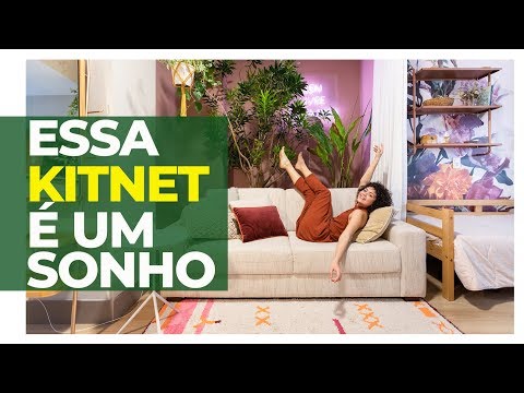 A KITNET DESSA SEGUIDORA DO CANAL É UM SONHO - TEM 2 QUARTOS, SALA, JARDIM, COZINHA E 2 ESCRITÓRIOS