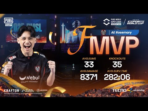AE ROSECARRY Clutch to FMVP | Highlight Grand Finals 2025 PMSL SEA SUMMER 🏆