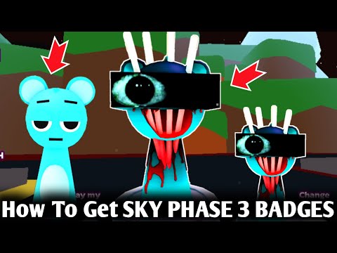 How To Get Sky Phase 3 Badge In Sprunki Simulator 3D 🎤 Phase 3 Animated - Tutorial