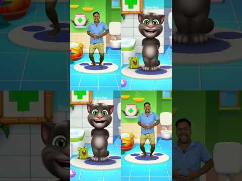 Toilet Fun My Talking Tom 2 ๐คฃ #shorts #funny #tom #cartoon #mytalkingtom2 #cat