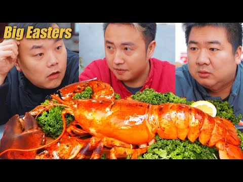 What a huge Boston lobster!| TikTok Video|Eating Spicy Food and Funny Pranks|Mukbang