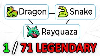 Completing The ENTIRE Legendary Pokedex In Infinite Craft
