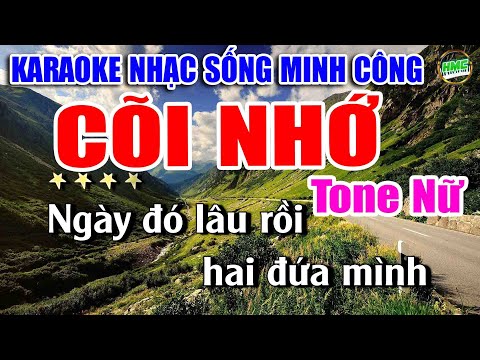 Karaoke Nhạc Sống Tone Nữ Dễ Hát | Chọn Lọc Nhạc Trữ Tình BOLERO – CÕI NHỚ