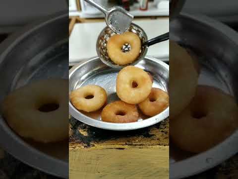 Real Miniature Donut's Recipe | Mini Real food | Tiny Food #shorts #myfirstshorts #food #donuts #02