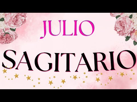 SAGITARIO♐ Un Paso MÁS y Lo CONSIGUES!💖 Tarot JULIO