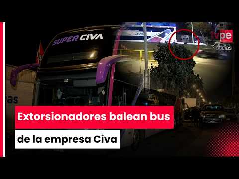Los Olivos: sujetos atacaron a balazos bus de la empresa Civa