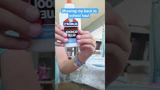 showing my back to school haul!!!