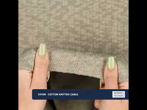 COTTON KNITTED CABLE NATURAL (youtube video preview)