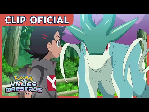 ¡Goh y Suicune! | Serie Viajes Pokémon | Clip oficial